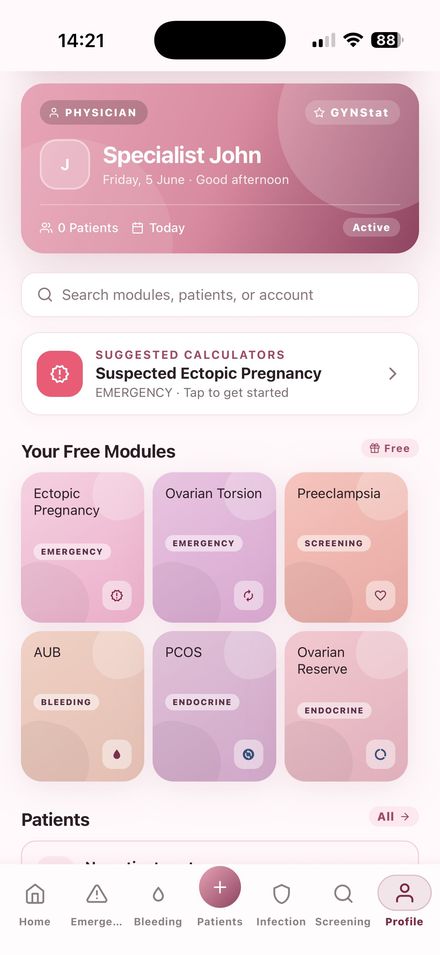 GYNStat app